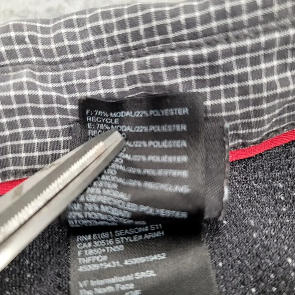 The‎ North Face Shirt Mens XXL Gray Check Plaid Outdoors Camp Gorpcore Pocket